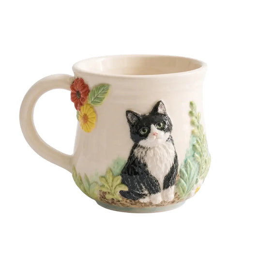 Individueller Relief-Becher nach Fotovorlage – Handgefertigte 3D-Keramikkunst (480ml) – Ansicht 1